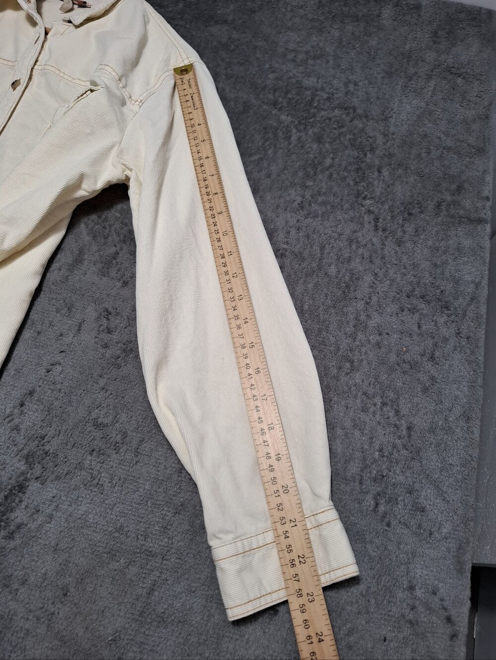 Pilcro Women's Button Down Shirt Corduroy Sz M Relaxed Soft Cotton Utility Fall - Picture 11 of 12